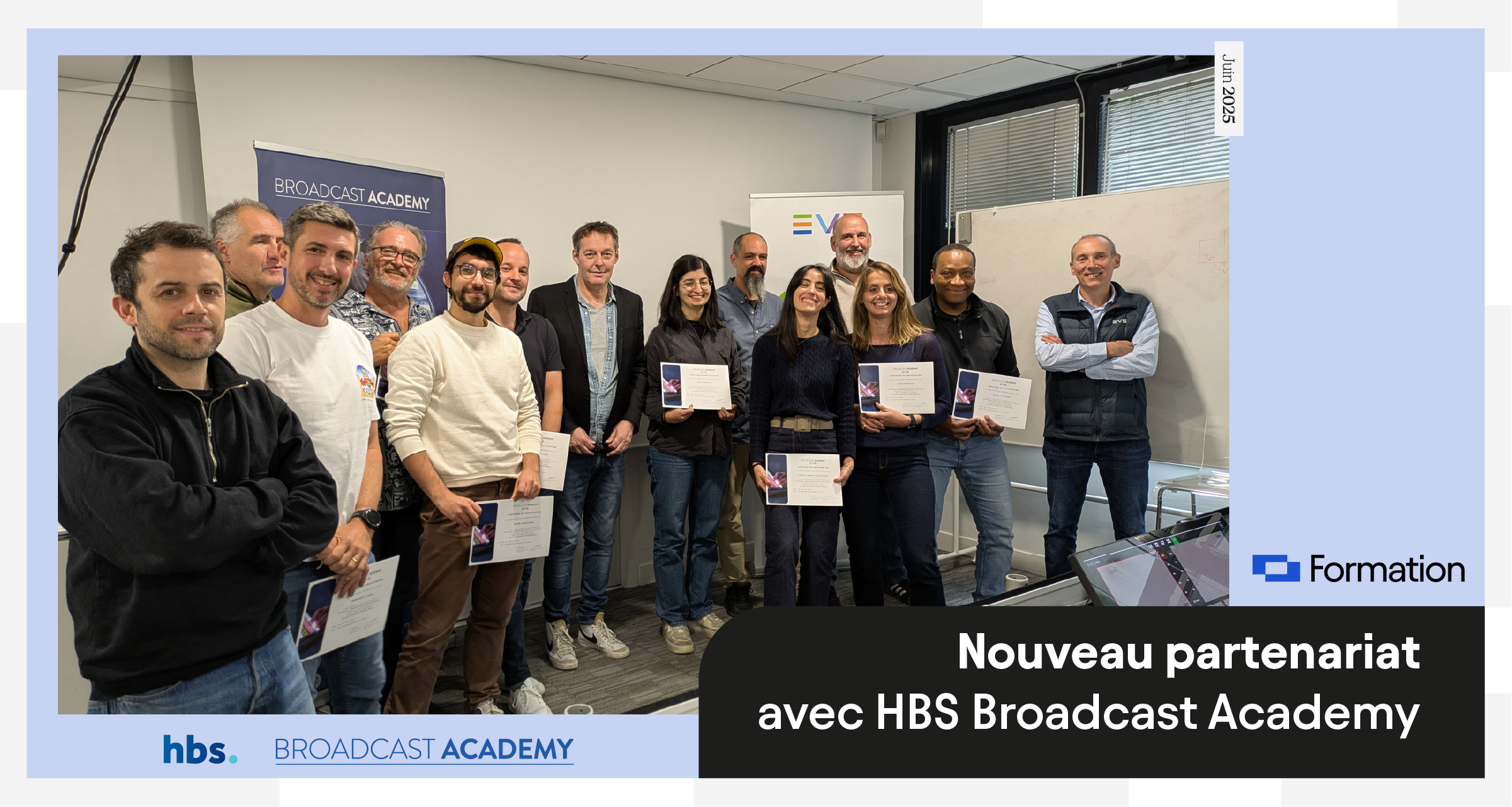 HBS Broadcast Academy askida formation partenariat