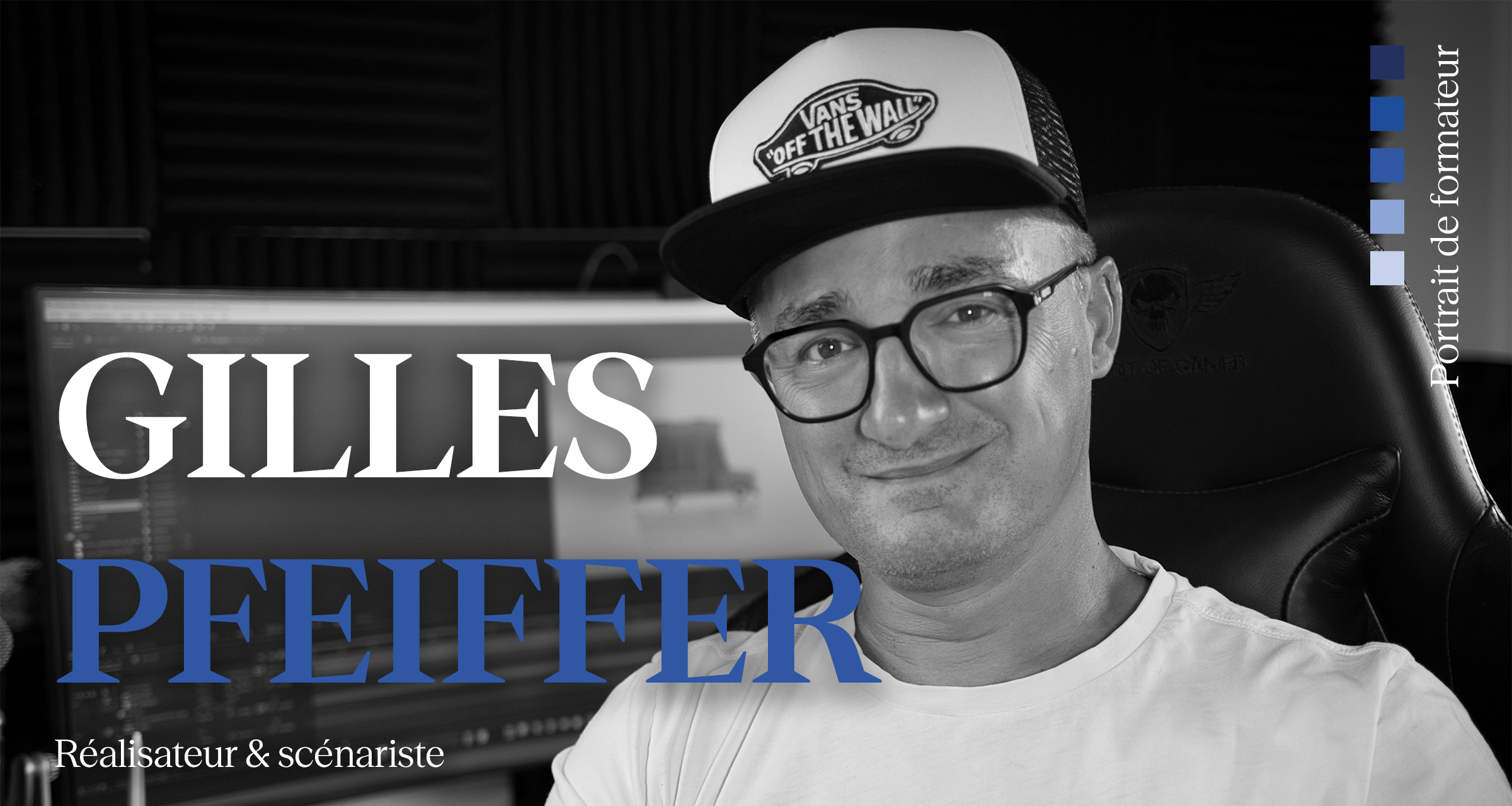 Portrait de Gilles Pfeiffer, formateur aux métiers de la création numérique